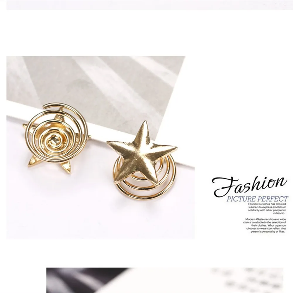 Модные украшения для волос 5 шт. милые индивидуальные луна звезда головной убор