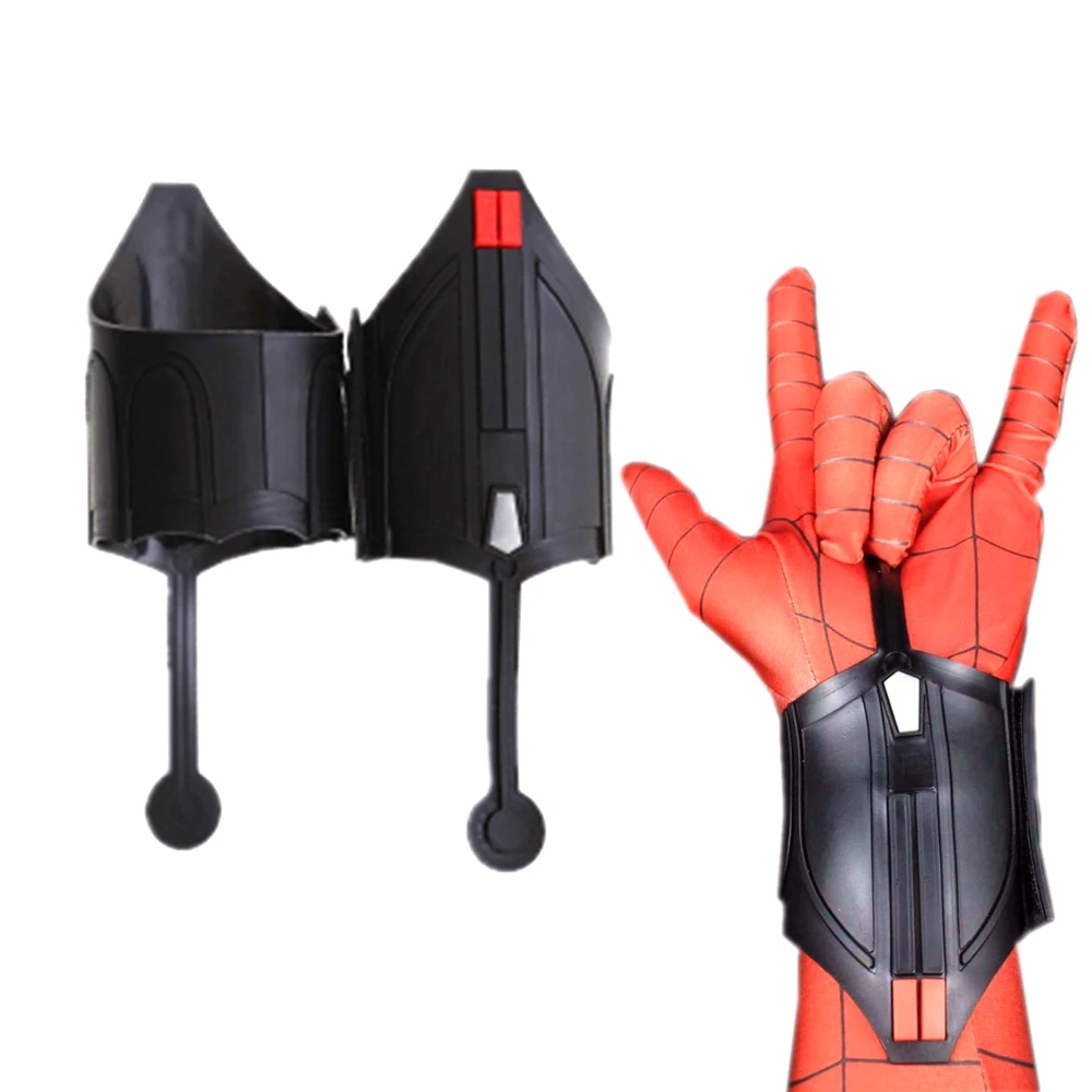 

2pcs Spider Web Shooter SpiderHomecoming Cosplay Costume Peter Parker Accessories Adult Men Carnival Props