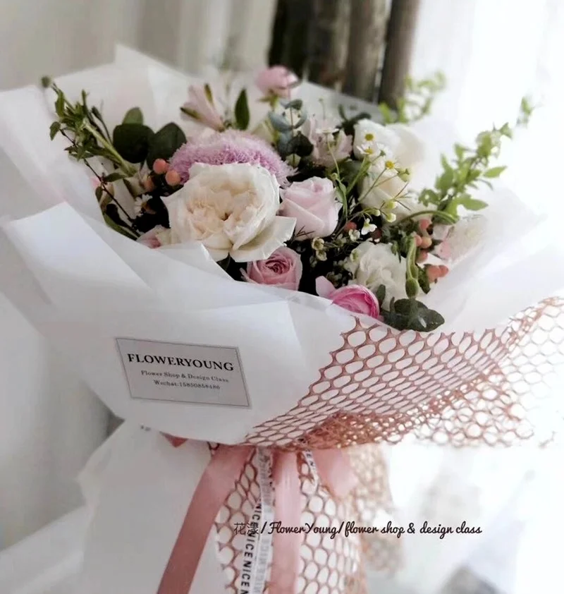 Жаккардовая бумага для упаковки букета 4 5 м | Дом и сад