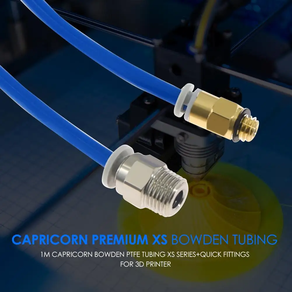 

Трубка для 3D-принтера Capricorn Premium XS Bowden, 1 м, детали для 3D-принтера + быстросъемные фитинги, внутренний диаметр 1,95 мм ± 0,05 мм, длина 1 м