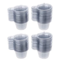 200pcs 40ml plastic disposable dispensing cup epoxy resin mixing cups resin dispenser for diy epoxy resin jewelry making tool