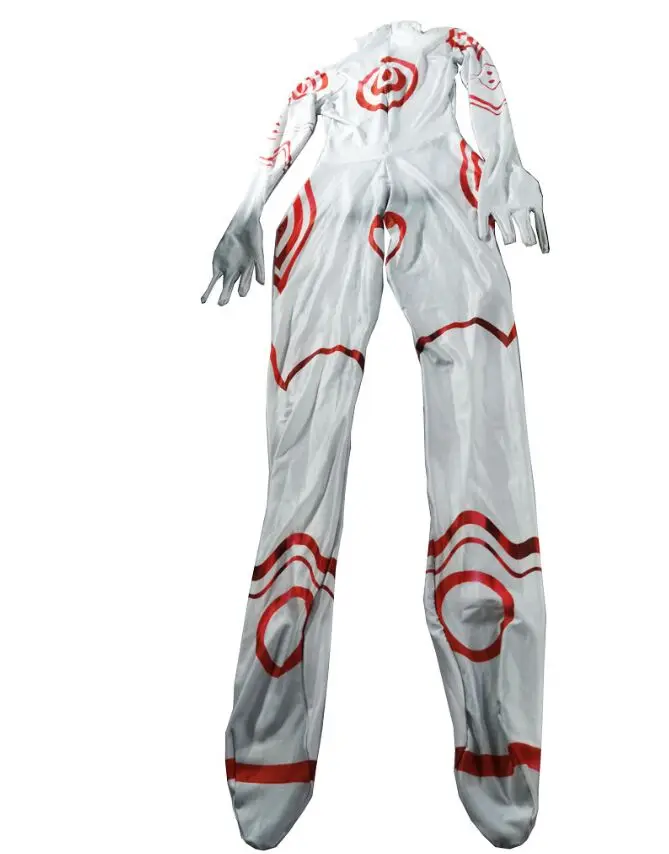 

Adults/Kids Anime Deadman Wonderland Shiro Cosplay Costume Zentai Halloween Bodysuit Catsuit