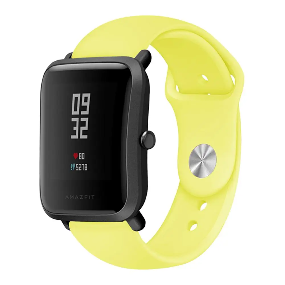20 мм силиконовый ремешок для часов для samsung Galaxy Active gear S2 Garmin Vivoactive 3 Amazfit часы ремешок аксессуары