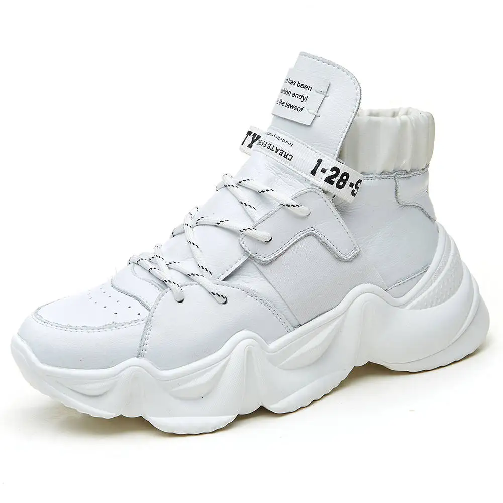 DORATASIA/новый бренд модные кроссовки Женские туфли на плоской подошве с кожаный