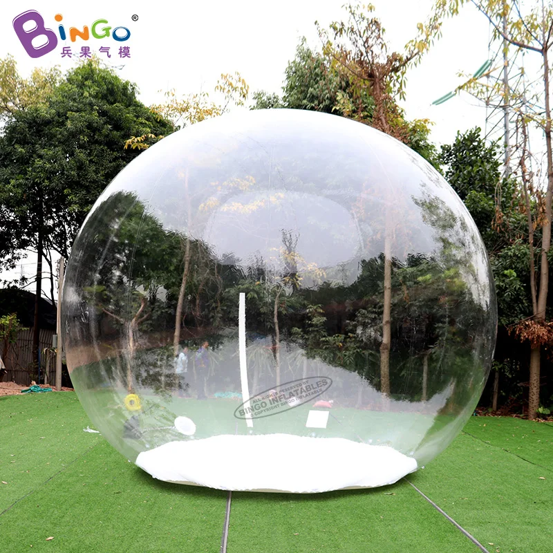 Индивидуальный 4mH надувной снежный шар для Рождественского украшения