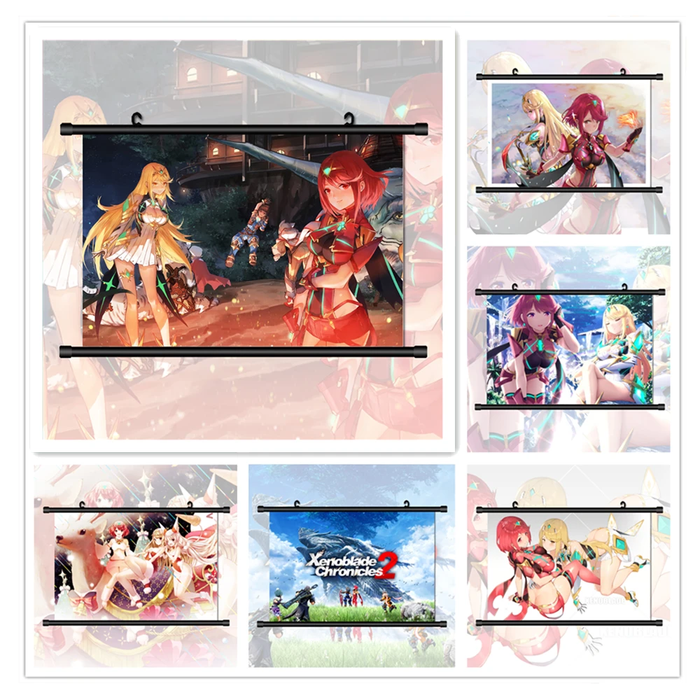 

Xenoblade Chronicles 2 Anime Manga HD Print Wall Poster Scroll