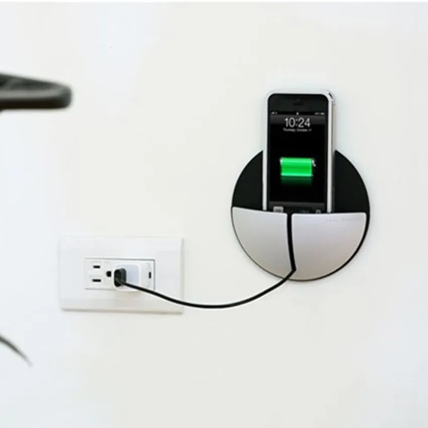 Зарядная док станция для мобильного телефона настенная подставка настенной
