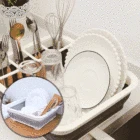 Стеллаж для хранения кухонной посуды товары для кухни органайзер для кухни кухонные аксессуары для кухни для удобства Хранение на кухне сушилка для посуды посуда для кухни органайзер для хранения гаджеты для кухни