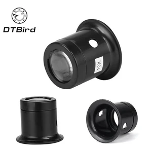 Ювелир Часы лупа инструмент 10X5X монокуляр, увеличительное стекло для ремонта часов и ювелирных изделий с лупой и линзами увеличитель глаз Len комплект для ремонта инструмент