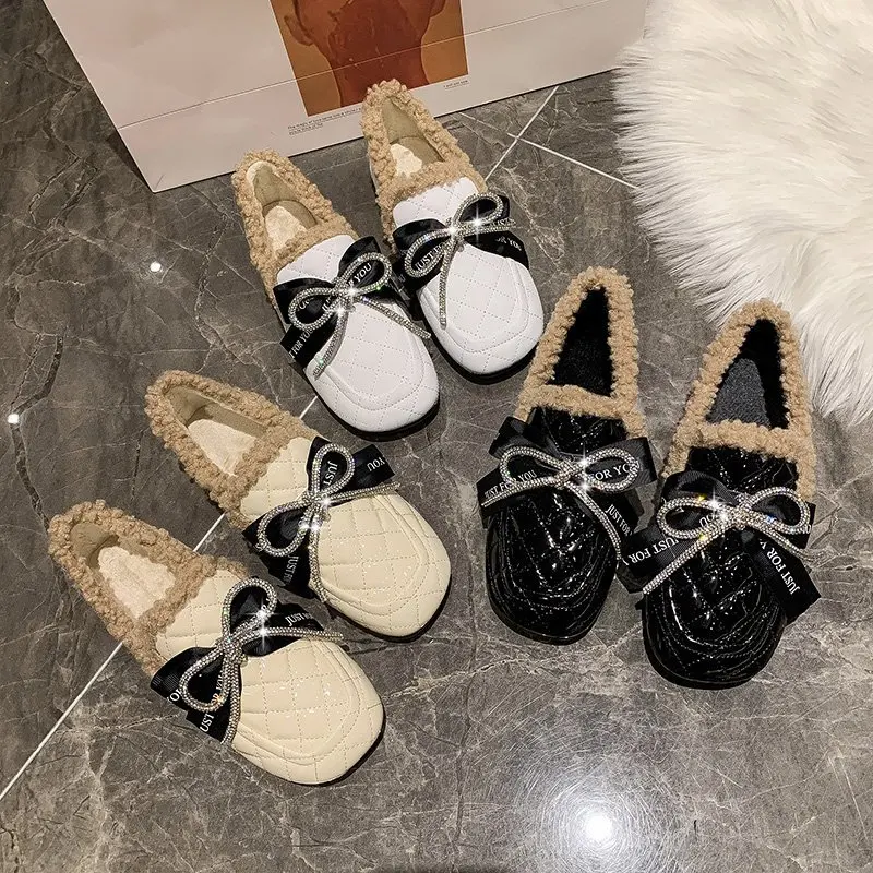 

Winter New Waterproof Leather Women's Cotton Shoes Women's Shoes Plus Velvet Warm Cotton Shoes Casual Non-slip Snow Boots