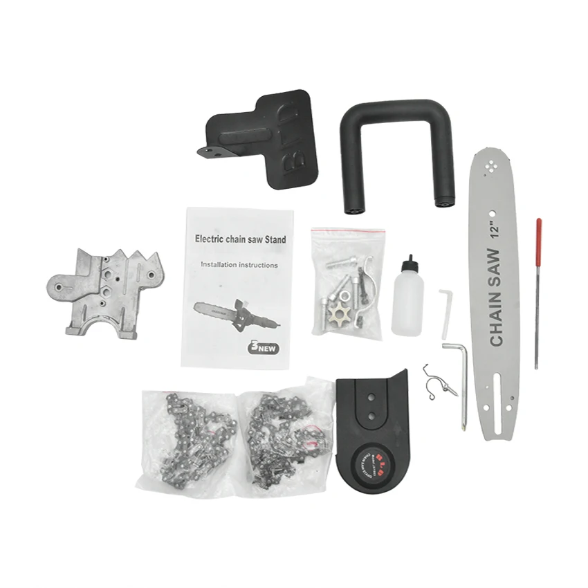 

PH-DLJ01 Multi-Functional Small Household Woodworking Chainsaw Bracket Handheld Chain Saw Speed Regulation Electric Saw Parts