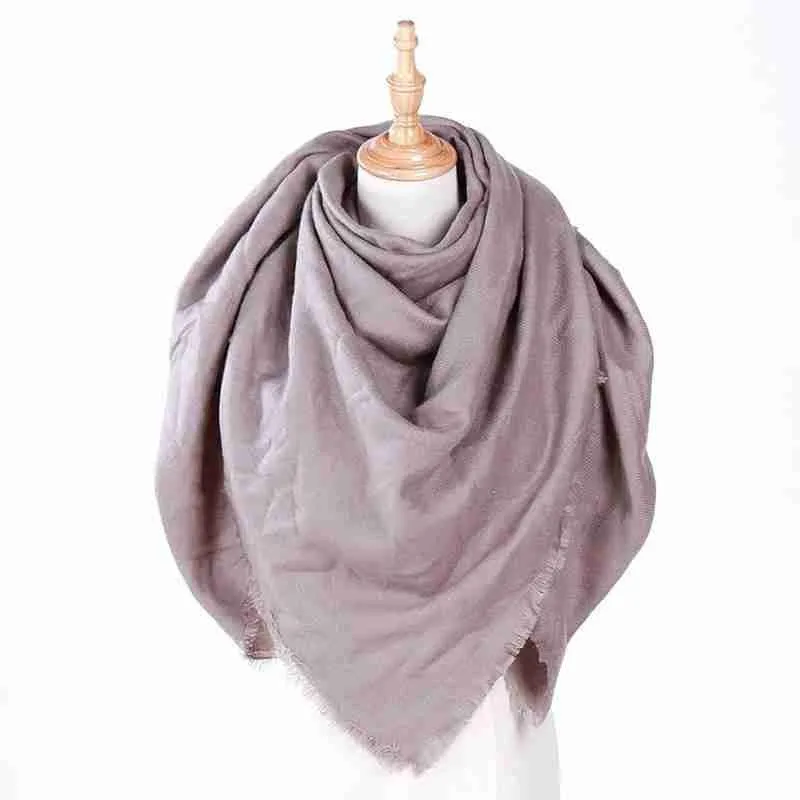 

2020 New Fashion Winter Warm Triangle Scarf For Women 100%new And 8 Quality High In Colors U3H3