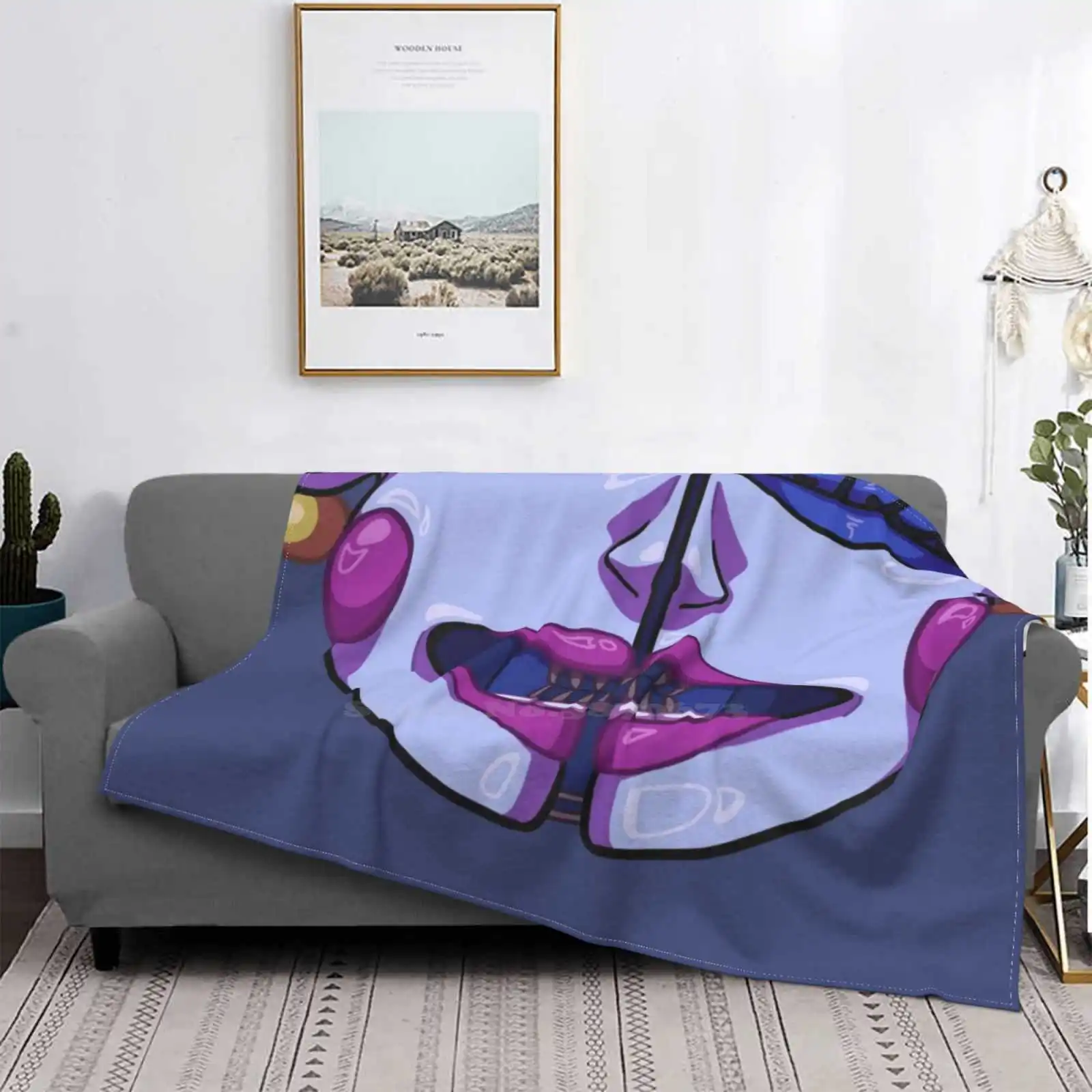 Супер теплые мягкие одеяла Ballora накидка на диван/кровать/Путешествие Fnaf пять