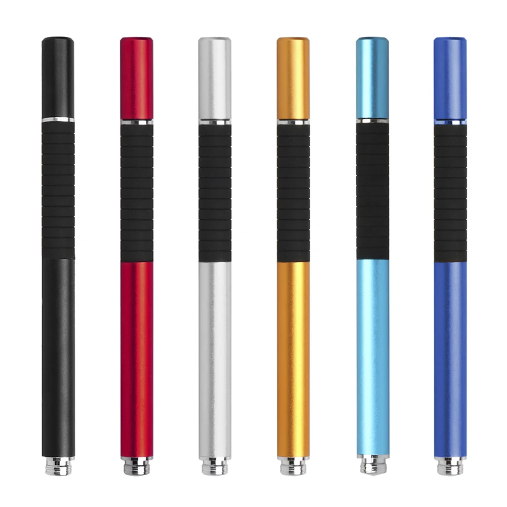 

Универсальный емкостный стилус с резиновой ручкой для чувствительного сенсорного экрана, высокоточный дисковый стилус для iPad, планшета, те...