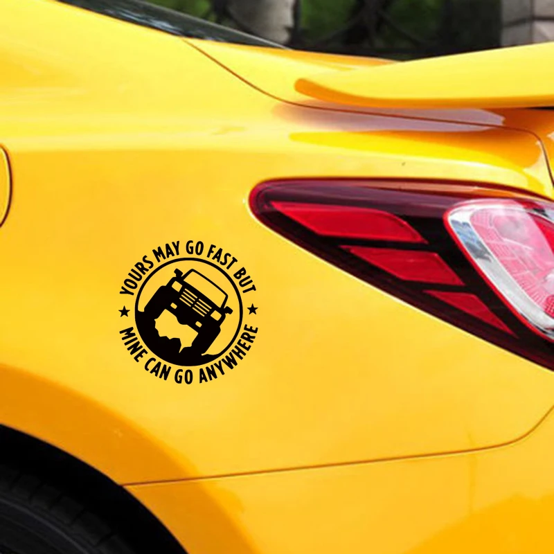 Забавная Автомобильная наклейка 4x4 стилинг автомобиля вы можете быстро поймать я