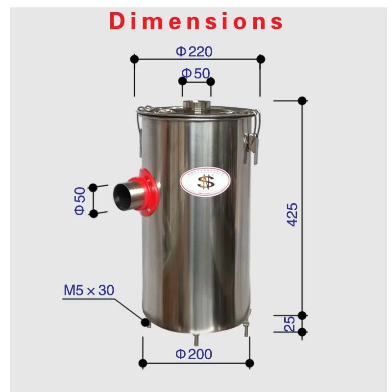 Two-stage cyclone dust collector ( 50 cyclones + HEPA filter ) 2 pieces | Бытовая техника