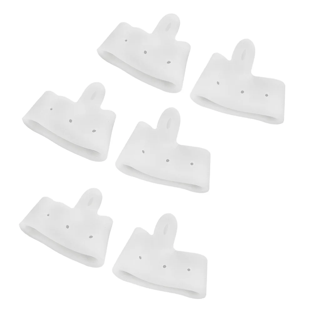 

1 Set 3 Pairs Bunion Correctors Practical Bunion Relief Toe Separators (White)