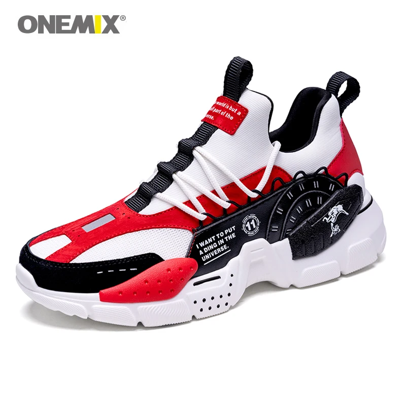 

Onemix 2021 Men's Running Trainers Fashion Cushioning Lightweight Sport Sneakers for Outdoor Walking women zapatillas de deporte