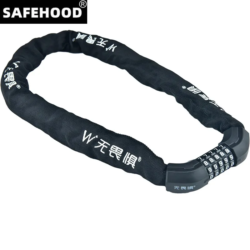 Бесплатная доставка бесстрашный замок с паролем на цепочке для велосипеда горного мотоцикла