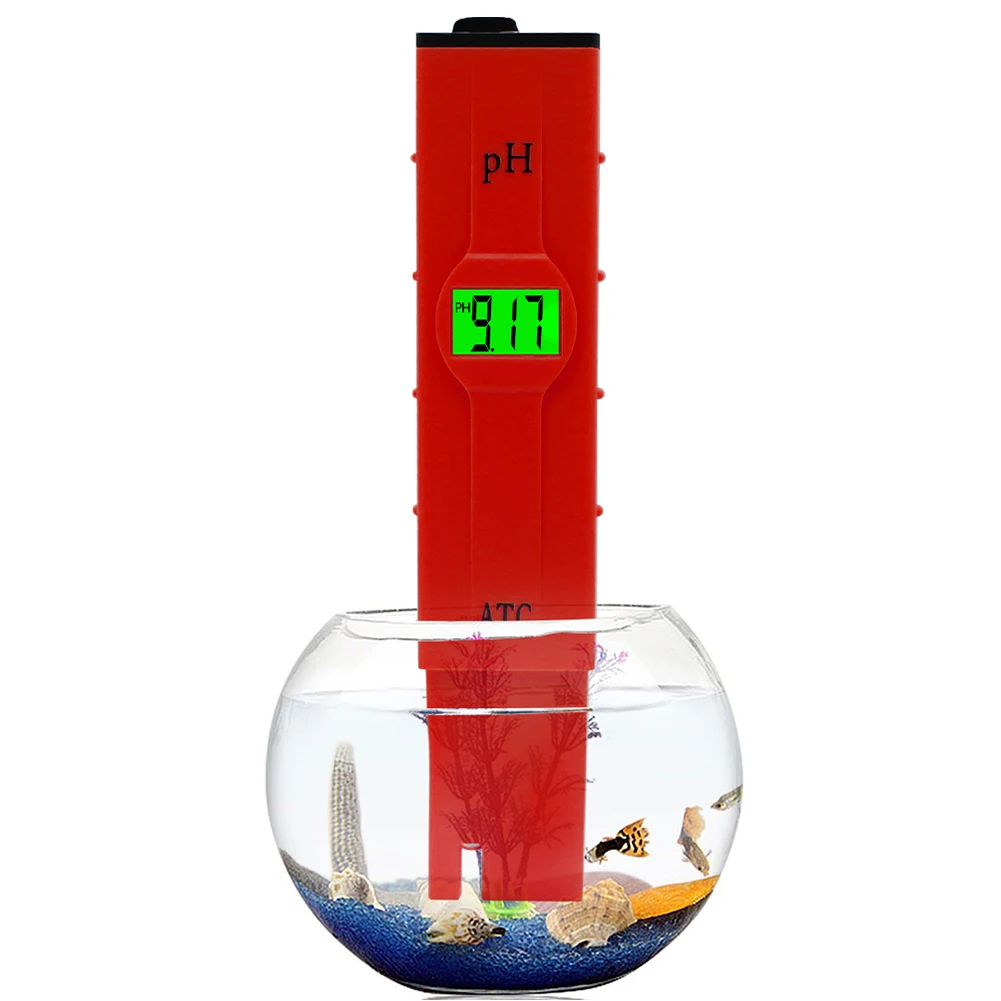 

Digital ATC PH Meter for Aquarium Pool Water Wine Drink Analyzer LCD Pen