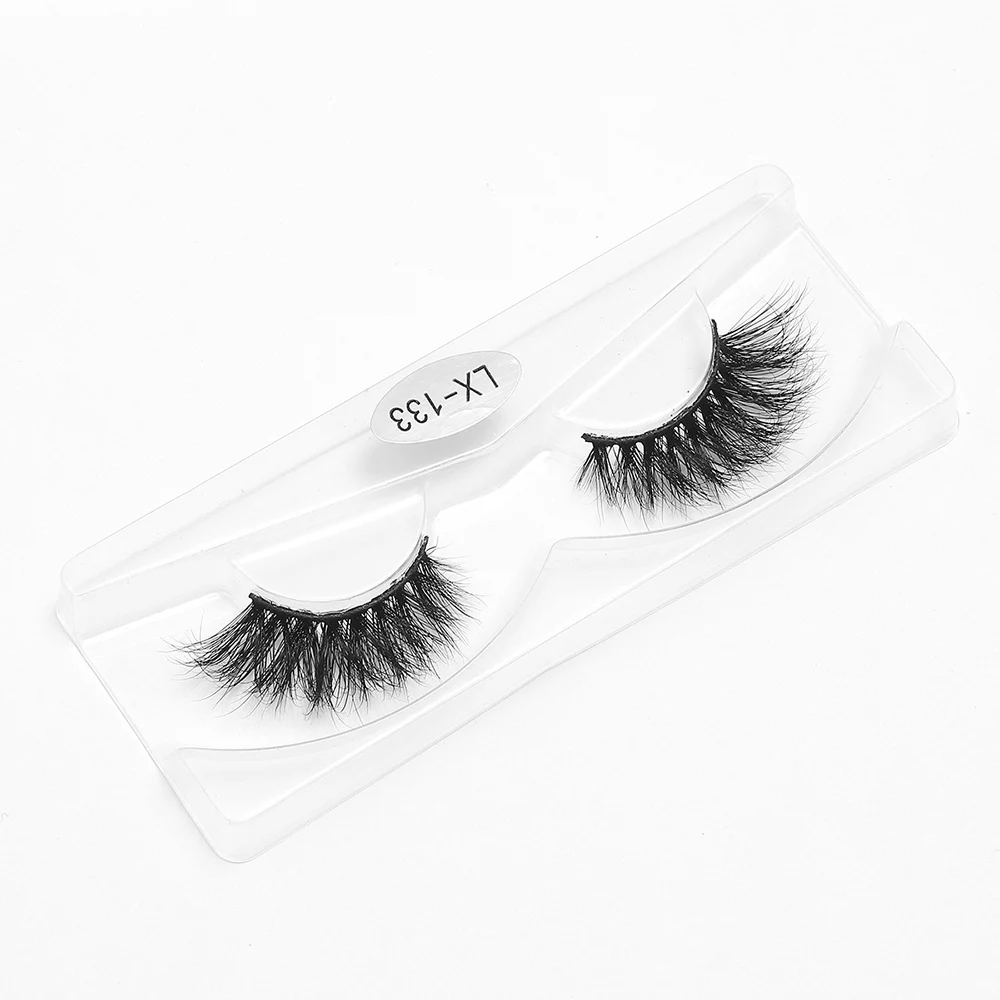 

LASHWOODS 3D Mink Lashes False Eyelashes Makeup Cross Thick Volume Fluffy Dramatic Eyelash Extension Multilevel Mink Eyelashes