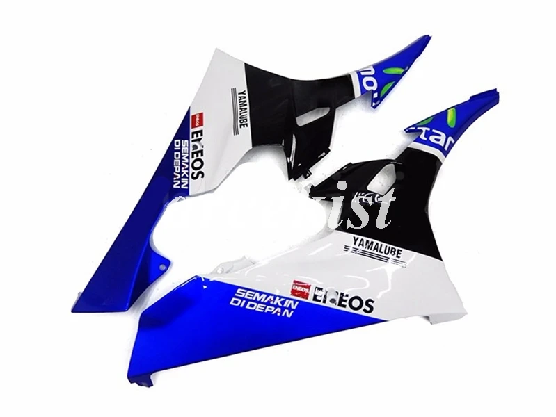 ABS полный обтекатель комплект подходит для Yamaha YZF 600 R6 06 07 YZF-R6 2006 2007 мотоцикл трек обтекатель комплект Cowling синий белый