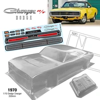 110 pc rc shell body 1970 charger rt 200mm width classic v8 pony car transparent shell body for 3raicng mst yokomo hpi hsp