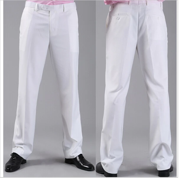 Мужские деловые брюки темно синие прямые для выпускного вечера на