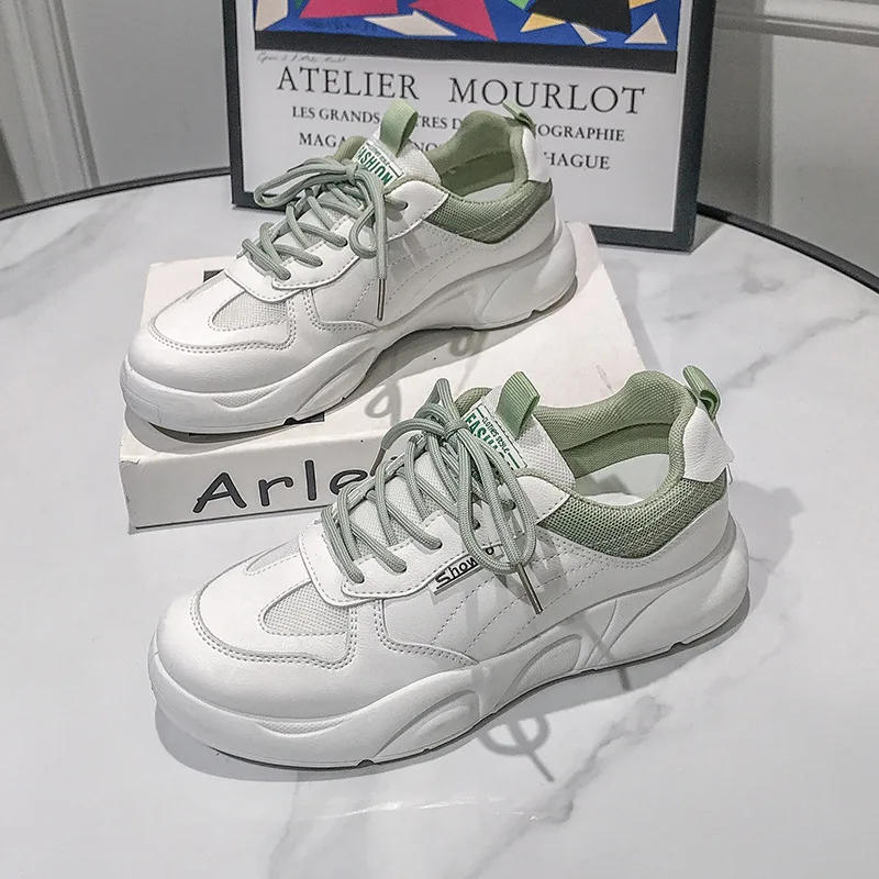 

Casual Sneaker White Sneakers Women's Flat Shoes Woman Fashion Designer Shoes Women Sneakers Platforms Chunky Woman Shoe Solid