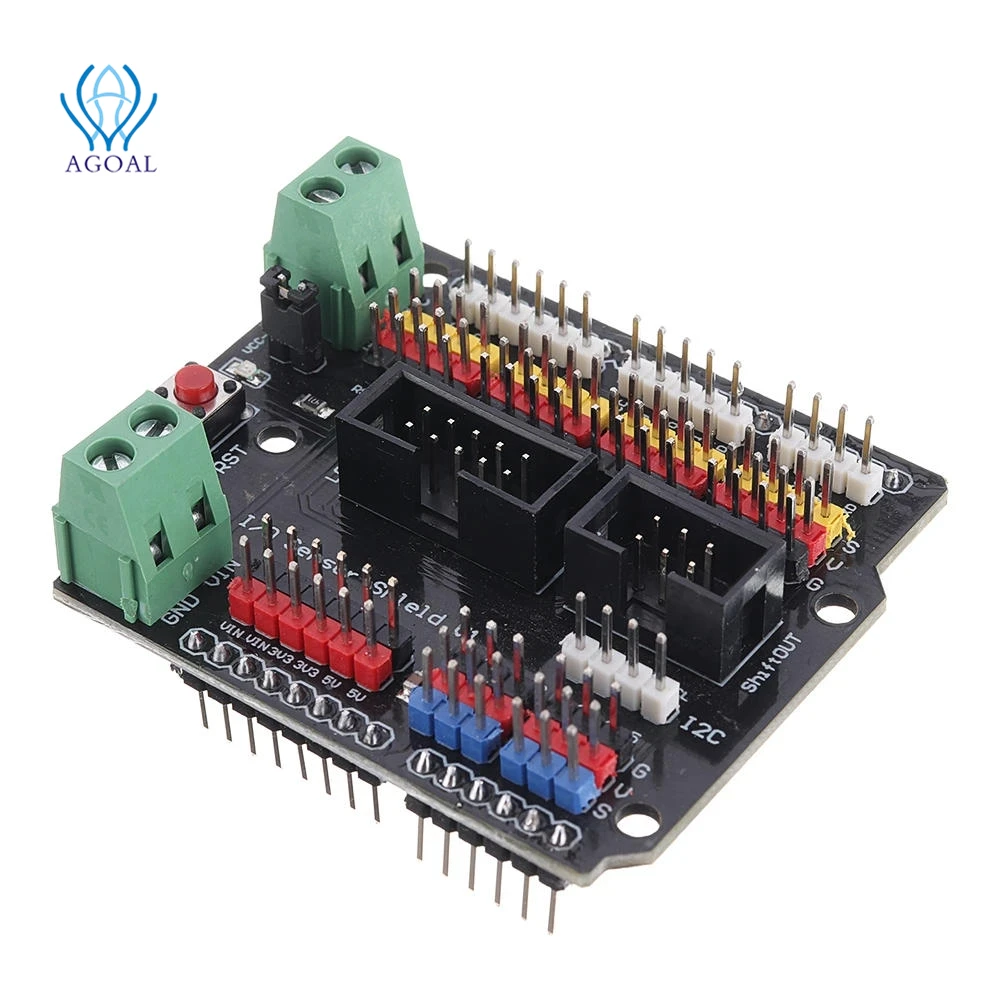 Плата расширения IO щит датчика ввода вывода для UNO R3 Geekcreit электрического