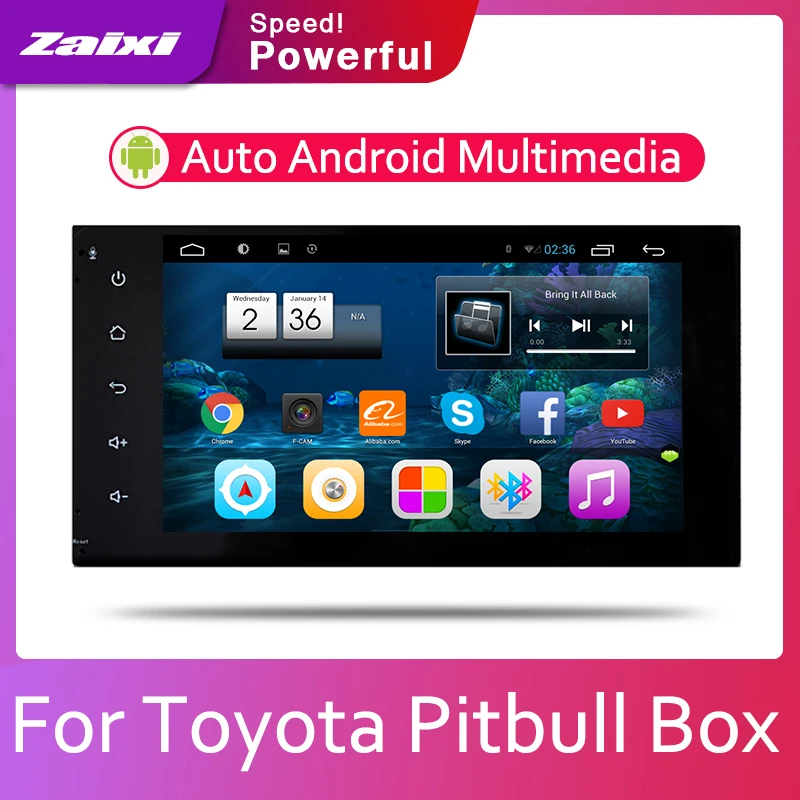 Автомобильная система Android ZaiXi 1080P IPS ЖК экран для Toyota Pitbull Box 2004 ~ 2019 автомагнитола с