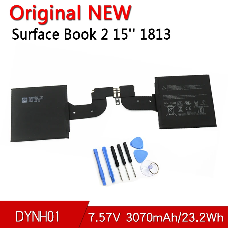 

DYNH01 New Original Tablet battery For Microsoft Surface Book 2 15'' Inch 1813 Enhanced version 7.57V 23.2W batteries