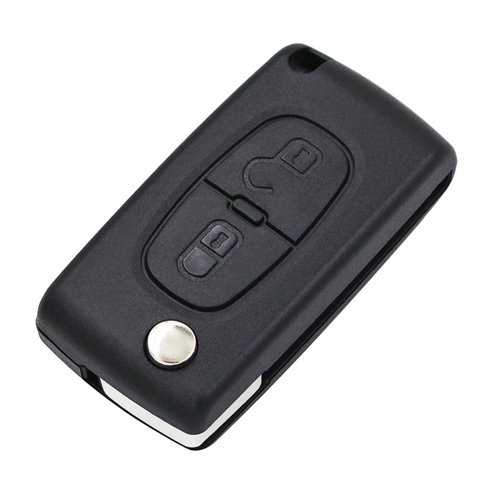 Складной флип 2 кнопки дистанционного ключа автомобиля CE0536 модель 433 МГц ID46 чип