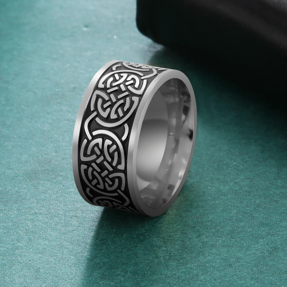 My Shape Ирландия Celtics кольца с узлом для мужчин и женщин золотого цвета кольцо из