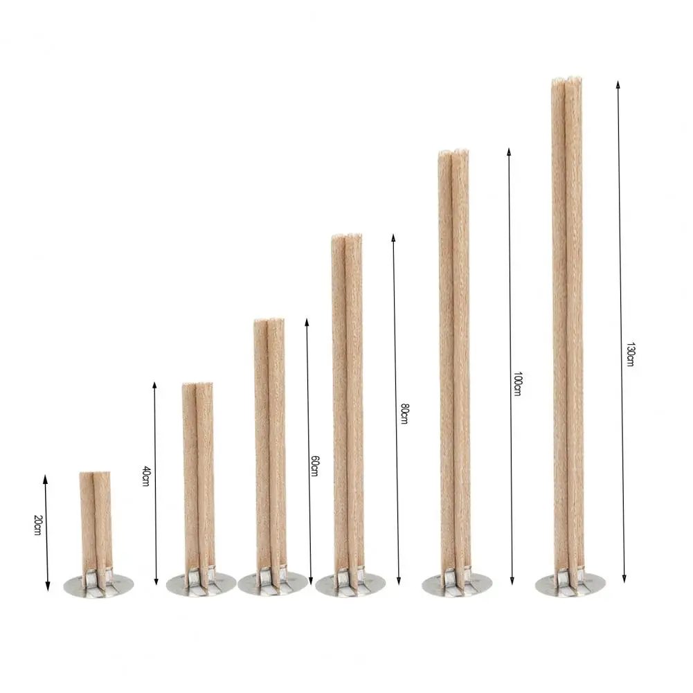 

20 Sets Cross Wooden Candles Core DIY Handmade Making Accessories for Soy Wax