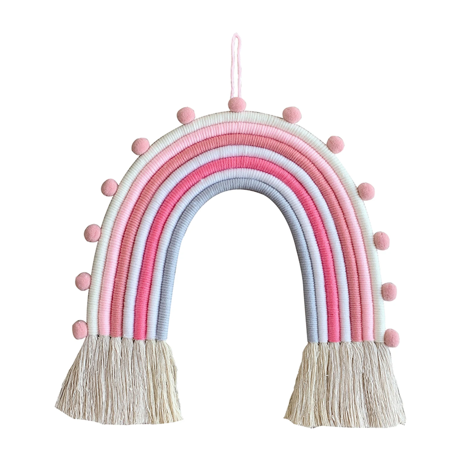 

Children Room Hand-woven Rainbow Decoration Pendant Home Wall Hanging Ornaments