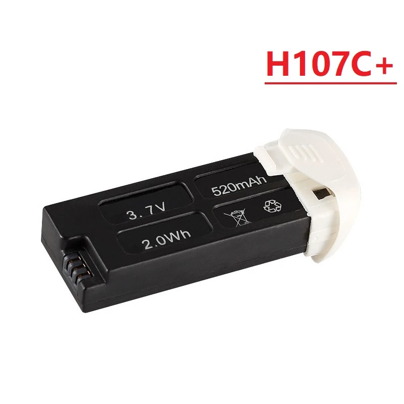 Оригинальный аккумулятор и зарядное устройство USB для Hubsan X4 H107D + H107D- H107C H107C-3 7 в 520