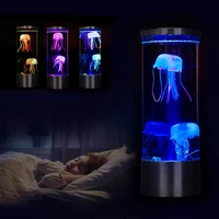 fantasy jellyfish lamp 5v usb power color changing jellyfish tank aquarium led lamp relaxing mood night light bedside lantern