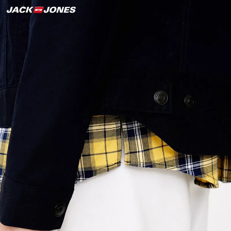 JackJones осень мужская Повседневная джинсовая куртка с длинными рукавами 218357504 |