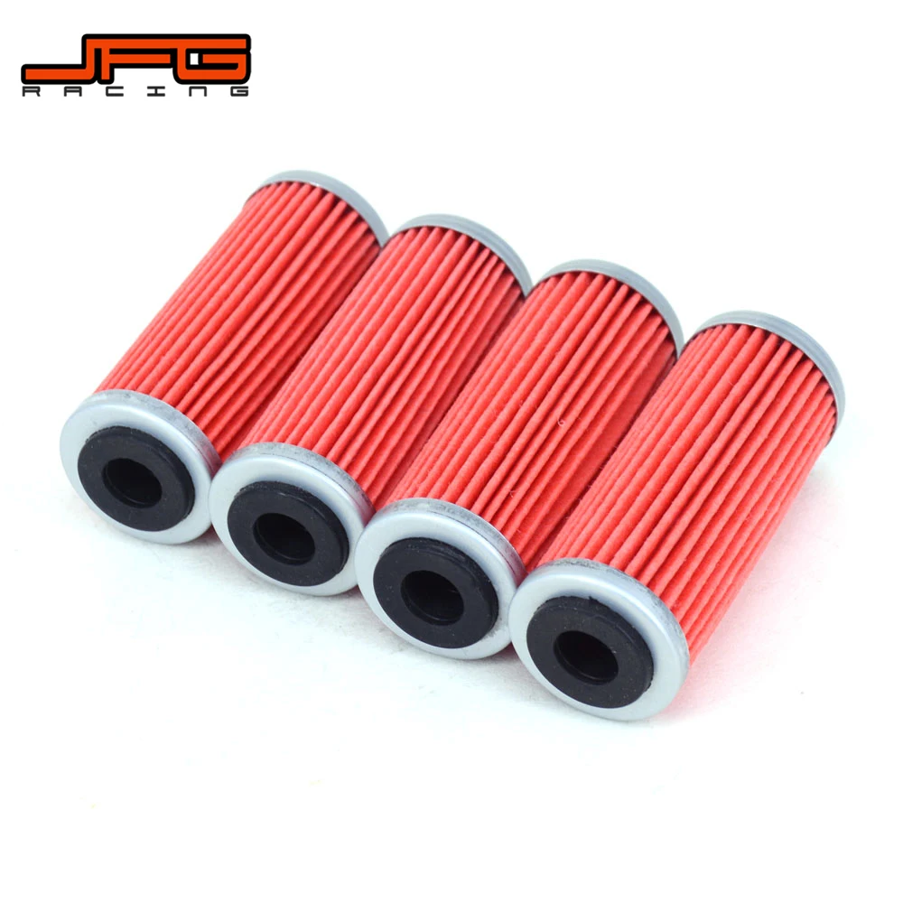 Мотоцикл 4 шт. масляный фильтр очиститель для KTM EXC EXCF EXCR SXF SMR XCF XCW XCFW шесть дней 250 300 350 400 450 505 530 Байк