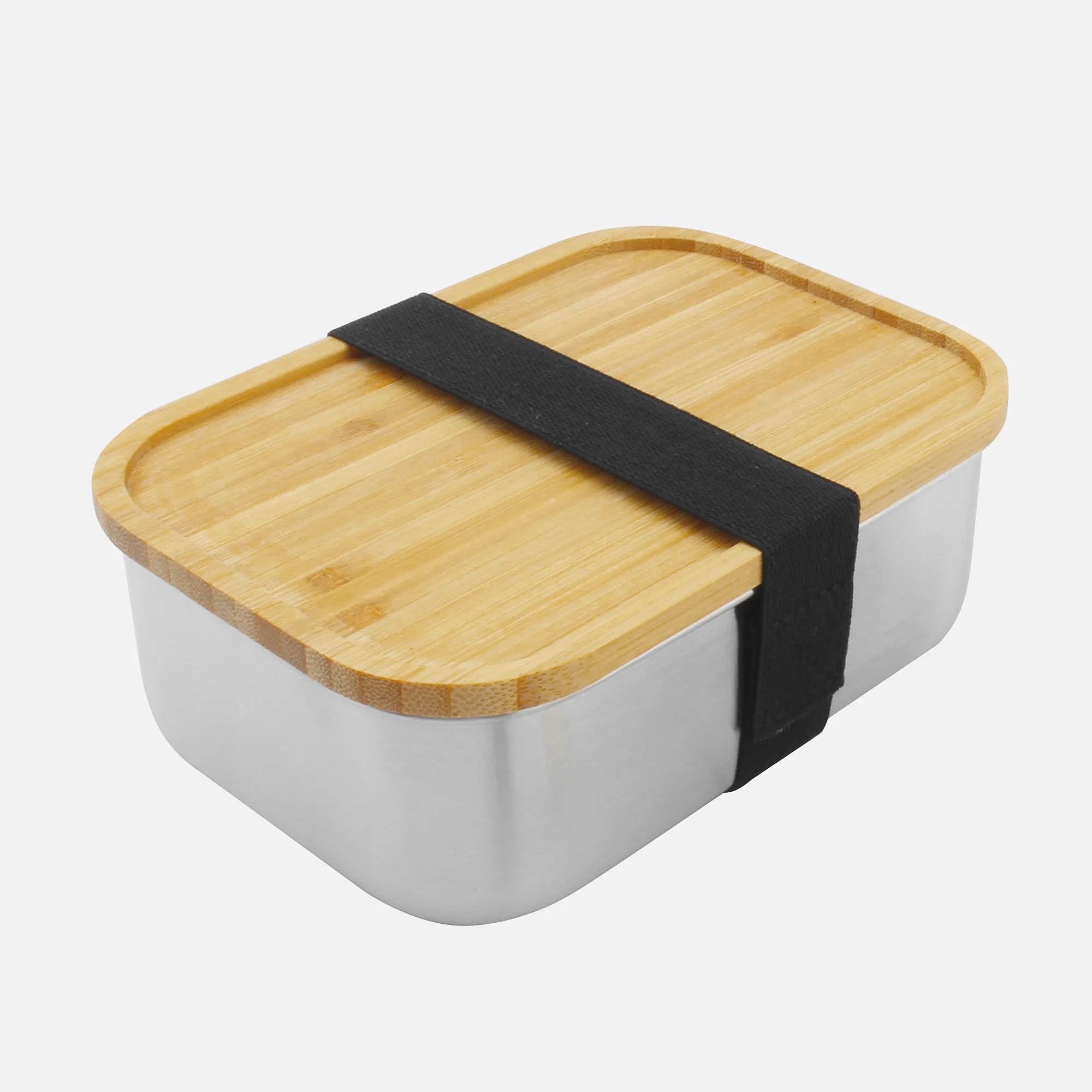1200ml 27 унций многоразовые из нержавеющей стали Bento Box Металлические Пищевые контейнеры для приготовления пищи сэндвич закуски с бамбуком BPA бесплатно не-Insul - Цвет: 1200ml