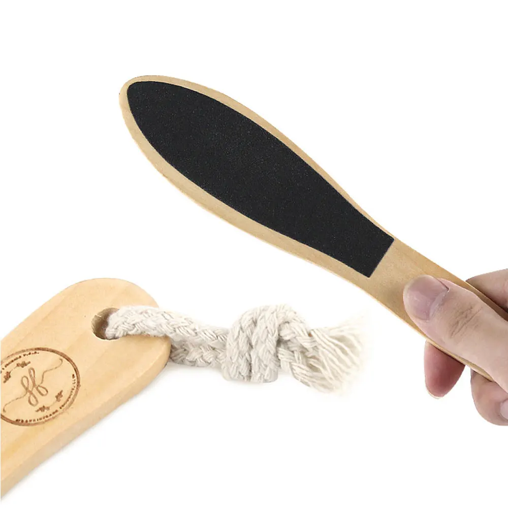 2 шт. BYEPAIN двухсторонняя прочная деревянная пилка для удаления твердой кожи