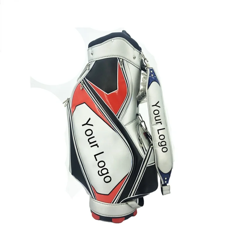 

Factory Wholesale Custom PU Leather Waterproof Staff Golf BagCD