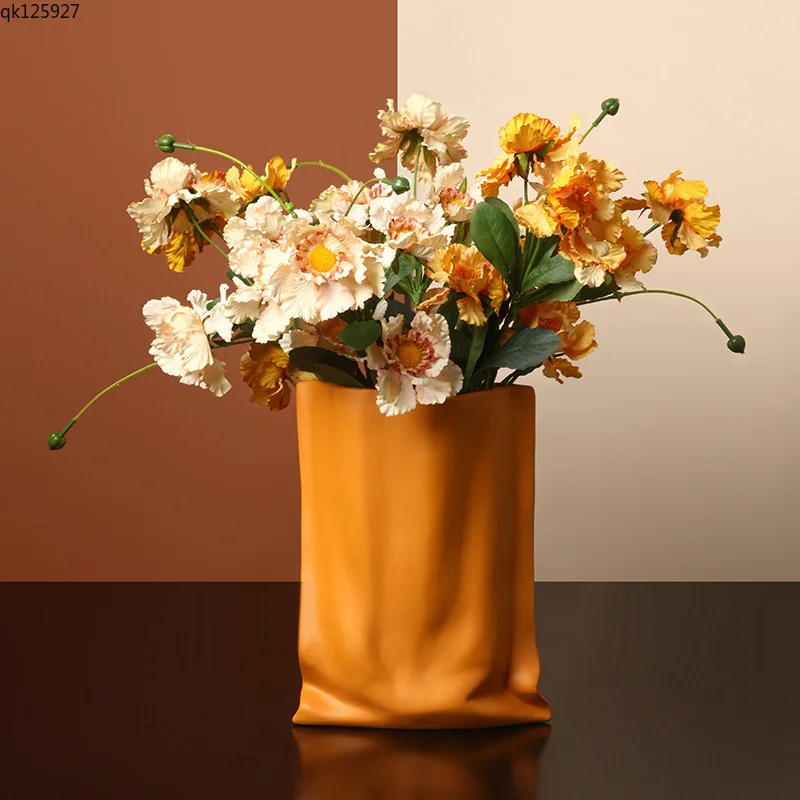 

Европейский абстрактный раза фарфоровая ваза изысканный Керамика Цветочная композиция для вазы Гостиная Украшения настольные украшения