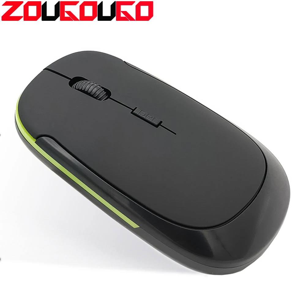 Портативная беспроводная оптическая игровая мышь 2 4 ГГц ультратонкие мыши с usb
