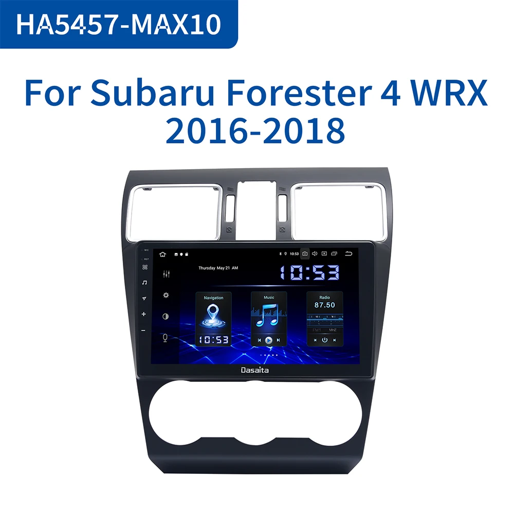 Автомобильное радио Dasaita 9 &quotDSP 1 Din Android 10 0 для Subaru Forester Levorg GPS 2016 2017 2018 Bluetooth 64G ROM HD