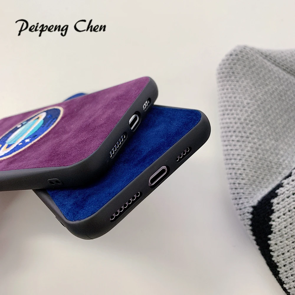 Силиконовый мягкий чехол Ponoe для Apple iPhone 11 Pro XS Max XR X 7 8 6 S Plus кожаный с узором
