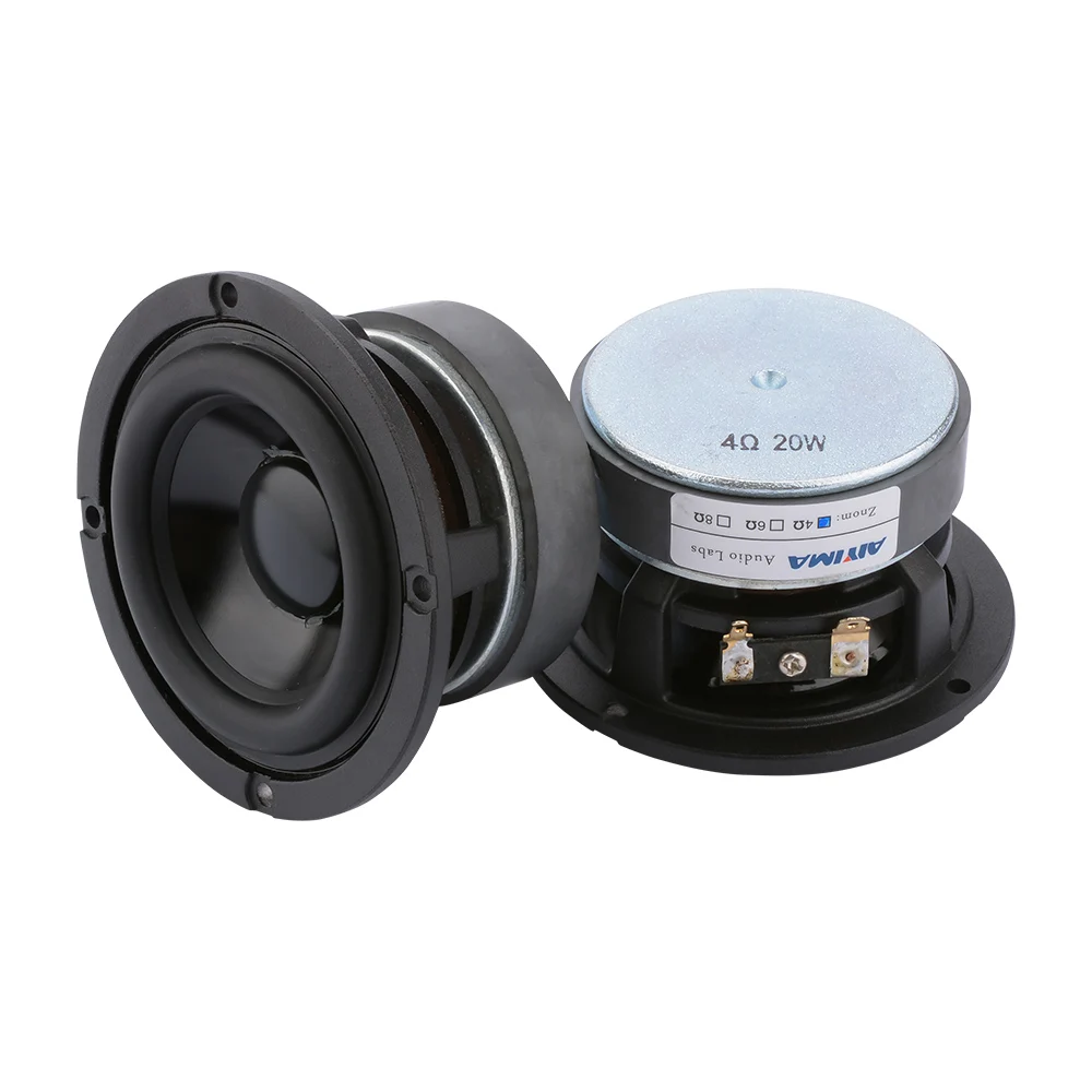 

AIYIMA 2Pcs 3 Inch 20W Speakers Driver 4Ohm 8Ohm Midrange Loudspeaker Mid Range Bass Audio Column Speaker DIY For Home Theater