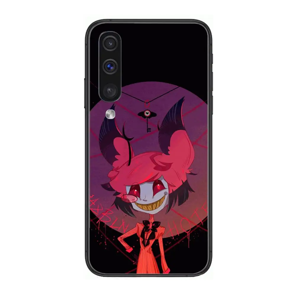 

Hazbin Hotels style Phone Case Hull For Samsung Galaxy A 3 5 6 7 8 9 E 2018 Plus 2017 E S Black Shell Art Cell Cover TPU