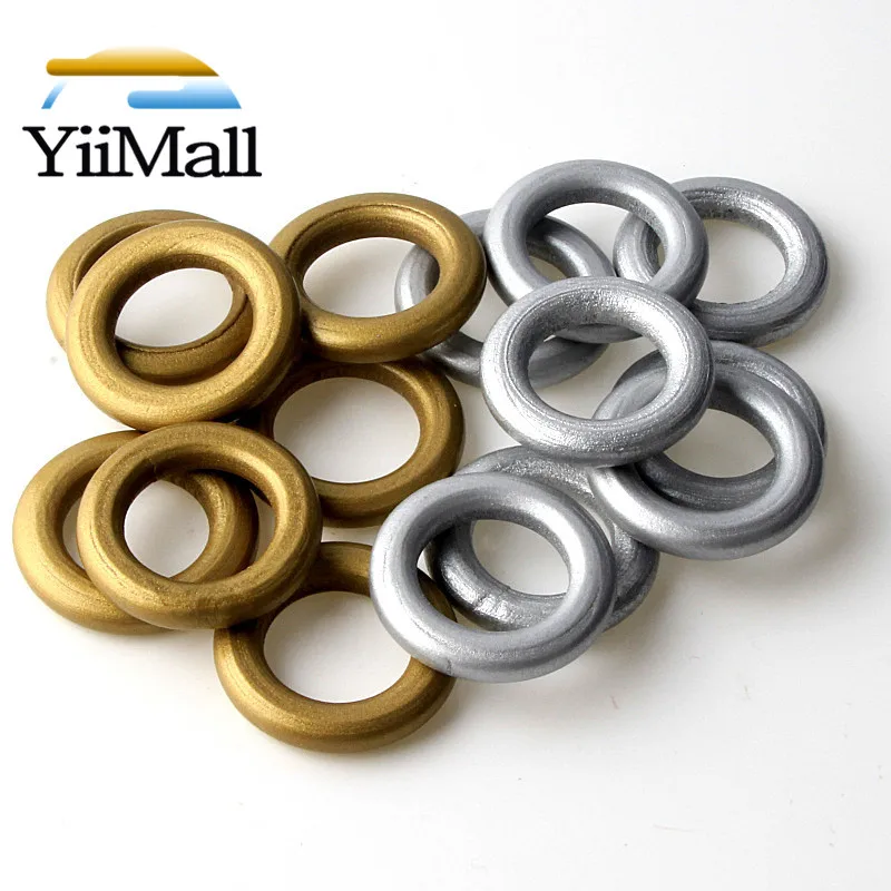 20 шт 35 мм DIY Натуральное дерево круглое кольцо круги бусины для ручной работы